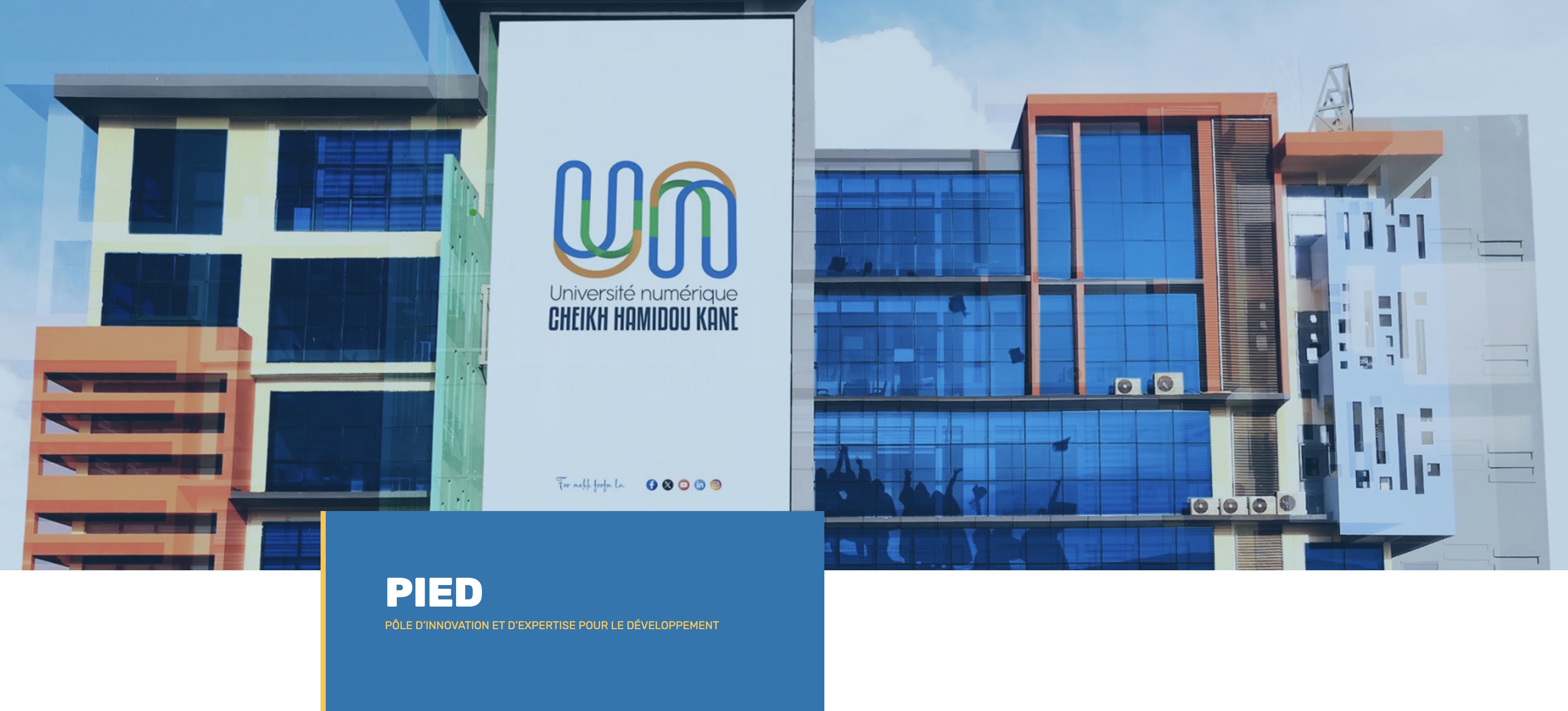 Université Numérique Cheikh Hamidou Kane (UN-CHK) logo